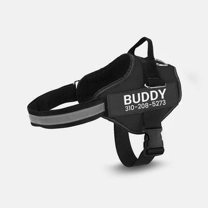 Personalized No Pull Dog Harness + FREE Leash